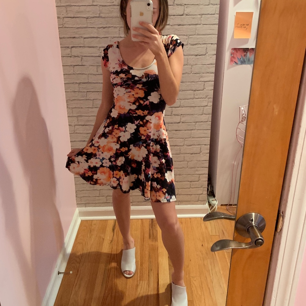 Floral Skater Dress